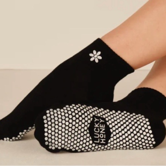 NWT Lucky Honey Gripper Socks OS - Picture 4 of 5